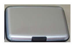 NEW ALUMA STYLE CREDIT CARD HOLDER SILVER