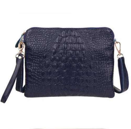 STUNNING TEXTURED SHOULDER BAG / CLUTCH BAG - Black