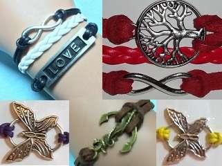 5 Infinity Bracelets in this Lot - 1 shipping fee
