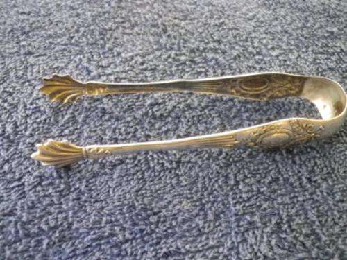 Sugar tongs , German 800 silver made before 1900..