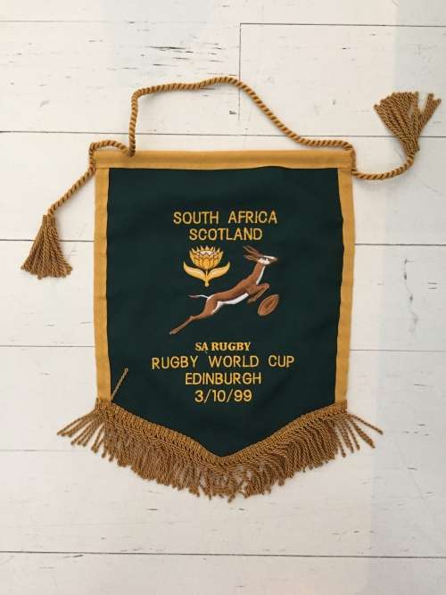 Springbok Rugby Player Match Pennant