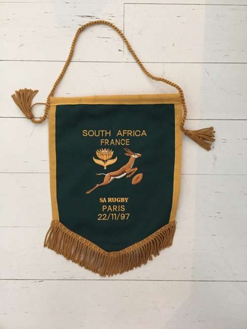 Springbok Rugby Player Match Pennant