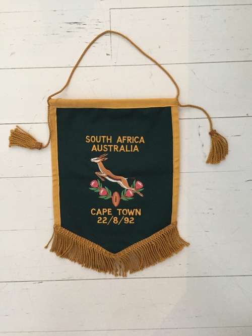 Springbok Rugby Player Match Pennant