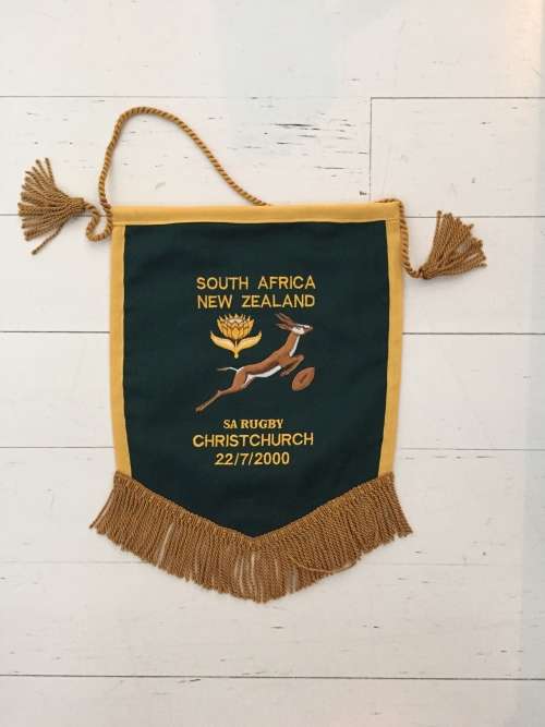 Springbok Rugby Player Match Pennant