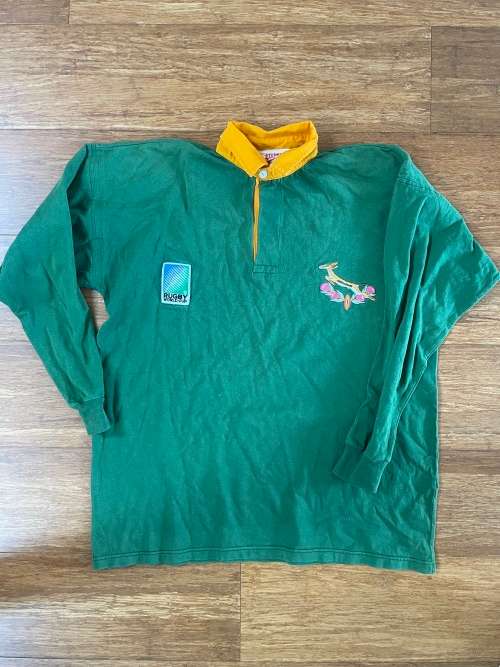 Original Cotton Traders Replica 1995 RWC Springbok rugby jersey