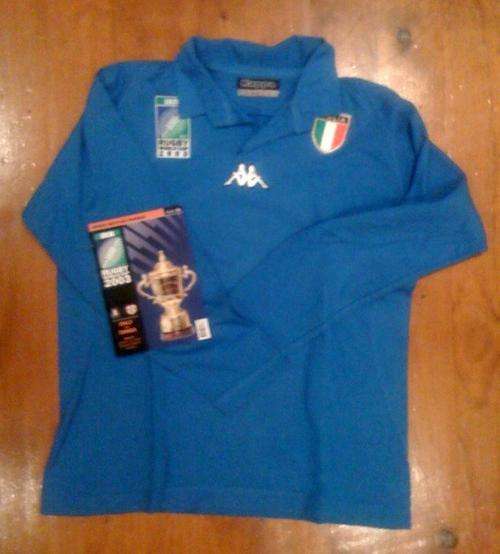 Player Issue Rima Wakarua 2003 RWC Italy Test Jersey