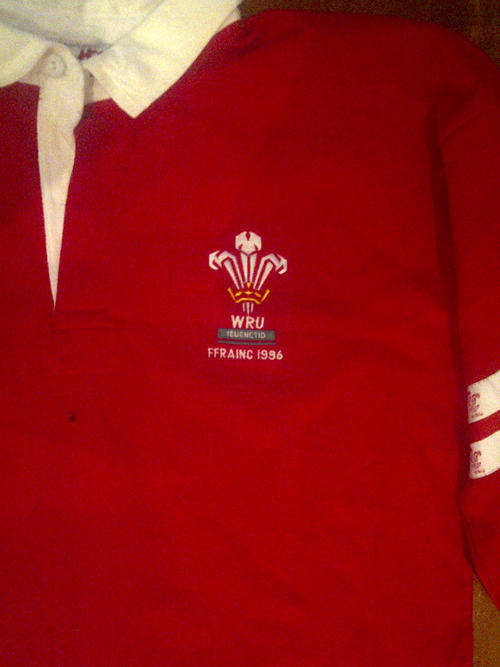 1996 Match Worn Wales Rugby Jersey - R50 start price NO RESERVE