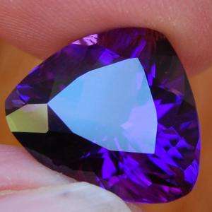 Amethyst 12.65ct Trillion Purple Blue
