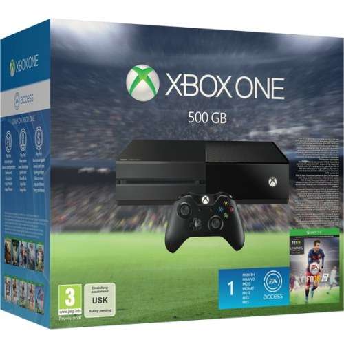 ** Boxed ** XBOX ONE 500GB + TV Remote + Headset + 2 Games Original Accessories
