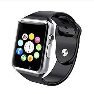 A1 bluetooth Smart Watch Sync Notifier Sim Card iPhone Android
