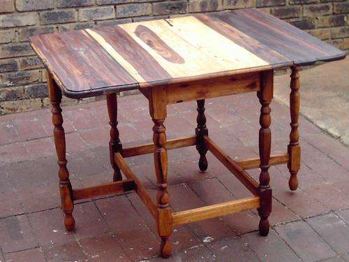 Teak drop leaf table