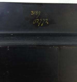 VICTORIAN GILT & BLACK PAPIER MACHE TRAY STAMPED B. WALTON & Co WARRANTED