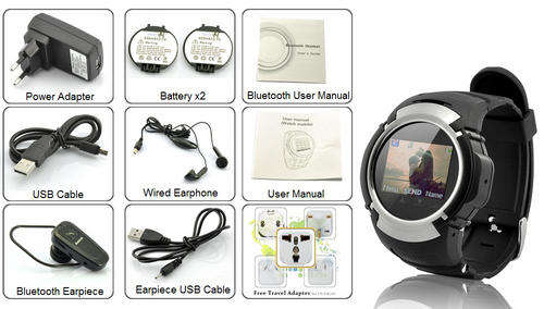 Cheetah - Sports and Multimedia Mobile Phone Watch (Quadband GSM, 2GB, Bluetooth)