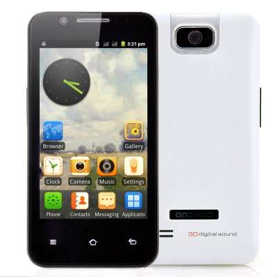 4 Inch Android Phone "Delta" - Analog TV, 1GHz, Dual SIM