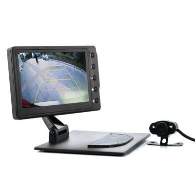 Car Black Box DVR With Wireless Reversing Camera - 1080p HD Recording, 4.3 Inch Screen