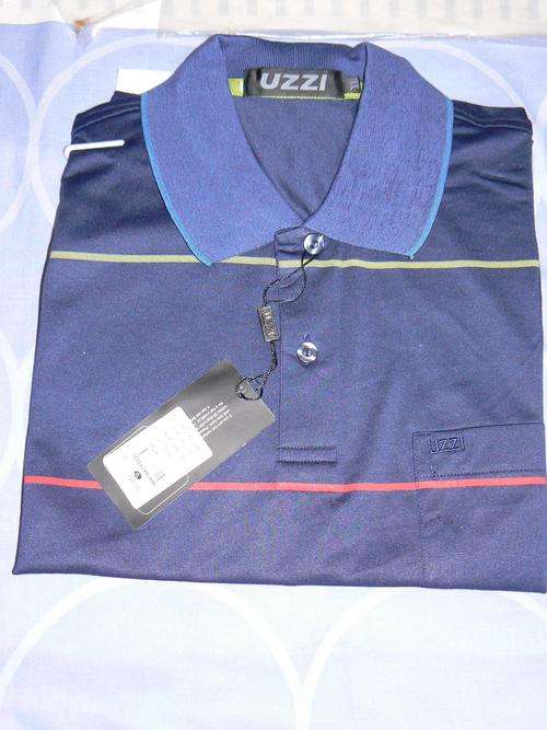 UZZI - Golf Shirt - X-LARGE - NAVY - BRAND NEW