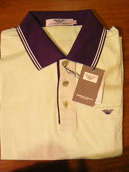 GIORGIO ARMANI - Golf Shirt - LARGE - SLIM - BRAND NEW