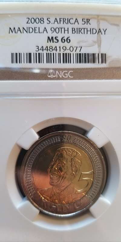 Nelson Mandela 90th Birthday Coin