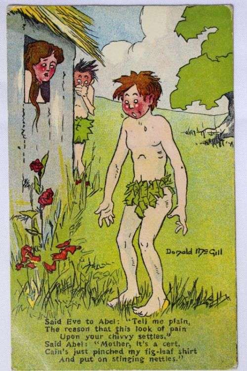 Donald Mcgill postcard
