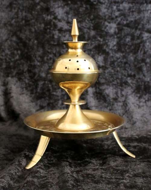Brass incense burner