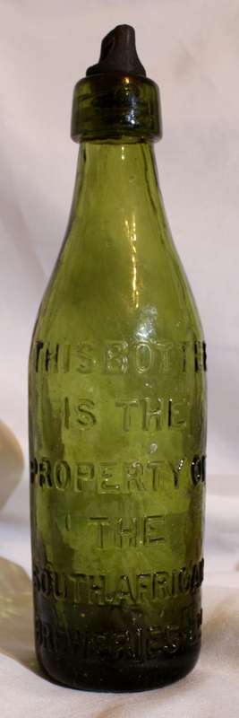 Antique SAB bottle with original screw top