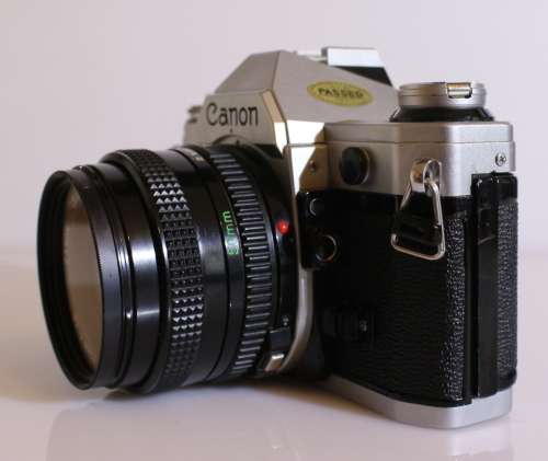 canon AE-1 SLR camera