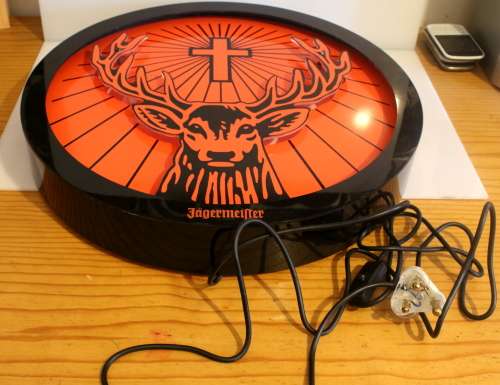 Jagermeister light box bar