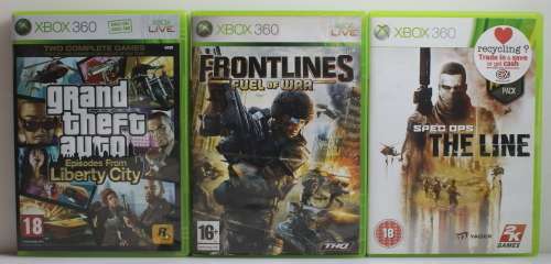 XBOX 360 games 7x