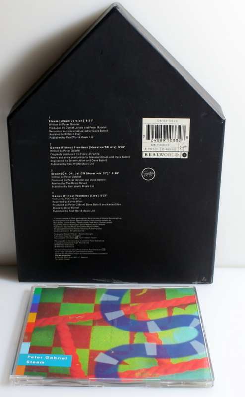 PETER GABRIEL - Steam Limited Edition 4-track CD single Box set 1993 UK