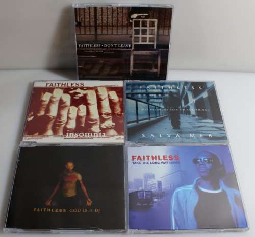 Faithless - The Testimony Chapter One 5-CD maxi singles Boxset (1999 Netherlands) BOX: VG- / Rest: M