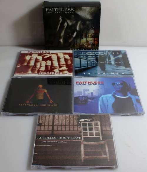 Faithless - The Testimony Chapter One 5-CD maxi singles Boxset (1999 Netherlands) BOX: VG- / Rest: M