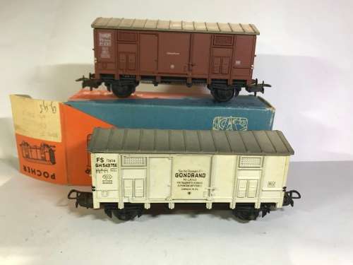 Pocher set of two Italian goods wagons  308/316