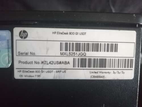 HP elite desk i5