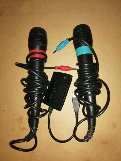 PS2/3 singstar mic set