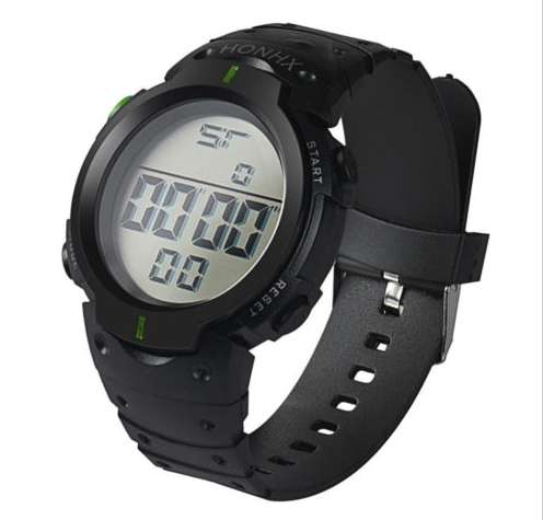 Waterproof Men's Silicone LCD Digital Stopwatch Date Rubber Sport Wrist Watch