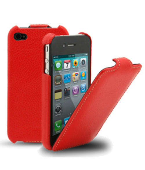 LOCAL STOCK!! Brand new Melkco Leather Case for Apple iPhone 4/4S Red