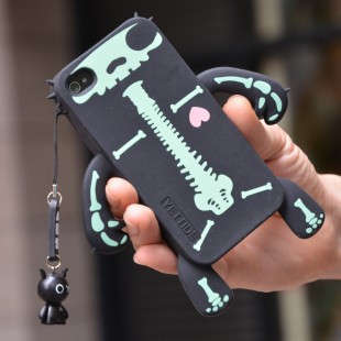 FREE SHIPPING!! YETTIDE Character Silicone Skin COVER For iPhone 4 4G 4GS