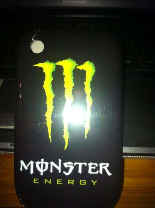 FREE SHIPPING! MONSTER ENERGY PHOTO HARD COVER CASE FOR BLACKBERRY 8520 / 8530 CURVE