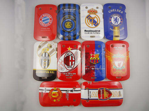 FREE SHIPPING!! Football CLUB LOGO cover case Blackberry Bold 9900/9930 8 STYLES