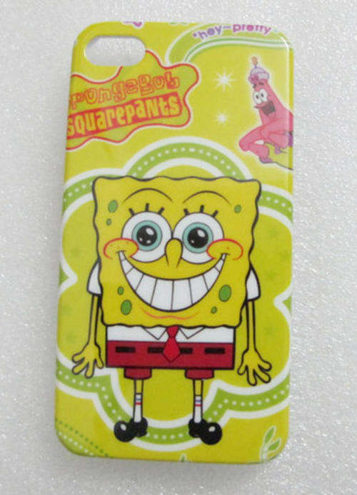 FREE SHIPPING!! Spongebob Squarepants Smile Hard Back Cover Case For iPhone 4 4G 4GS