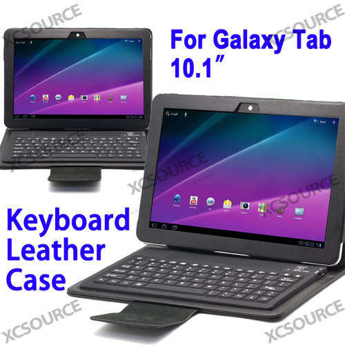 Bluetooth Keyboard PU Leather case for Samsung Galaxy Tab 10.1 P7510/P7500 IP08