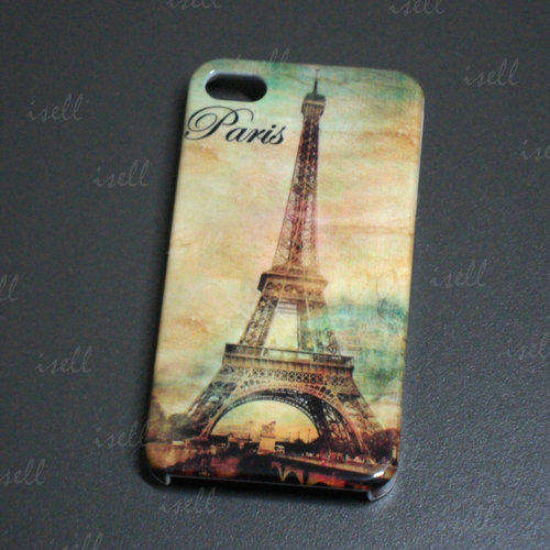 FREE SHIPPING!! Paris Eiffel Tower Hard Back Shell Cover Skin Case For Apple iPhone 4 4S