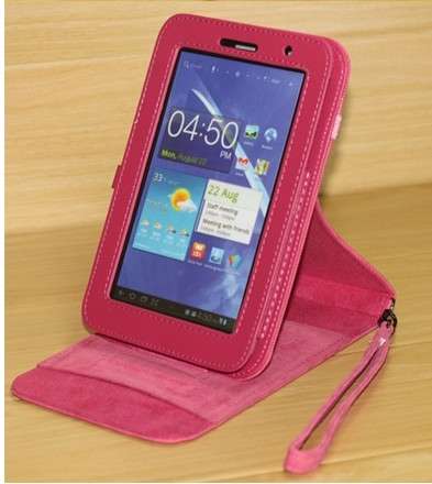LOCAL STOCK!! Leather case cover for Samsung Galaxy Tab P6210 P6200 with 360 Degree Rotating