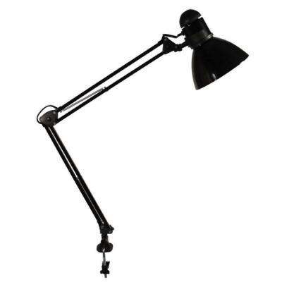 LOCAL STOCK!! Desk Lamp Incandescent Swing Clamp on Black or White OR SILVER