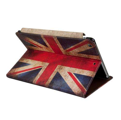 LOCAL STOCK! LEATHER CASE RETRO FLAG DESIGN (ENGLAND) FOR APPLE IPAD AIR WITH STAND COVER