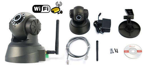 IP Camera Wireless Security Camera Night vision, Motion detection, WiFi, Audio