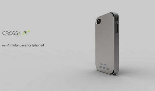 LOCAL STOCK!! Cross-Line MC-1 Metal Aluminium Case Cover Protection for Apple iPhone 4