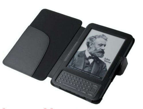 PU Leather Cover Case for Amazon Kindle 3 WiFi 3G Kindle e-book Reader + Screen Protector Black