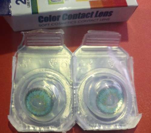 Cosmetic Colour Contact Lenses - Aqua