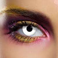 Solid White Contact Lenses